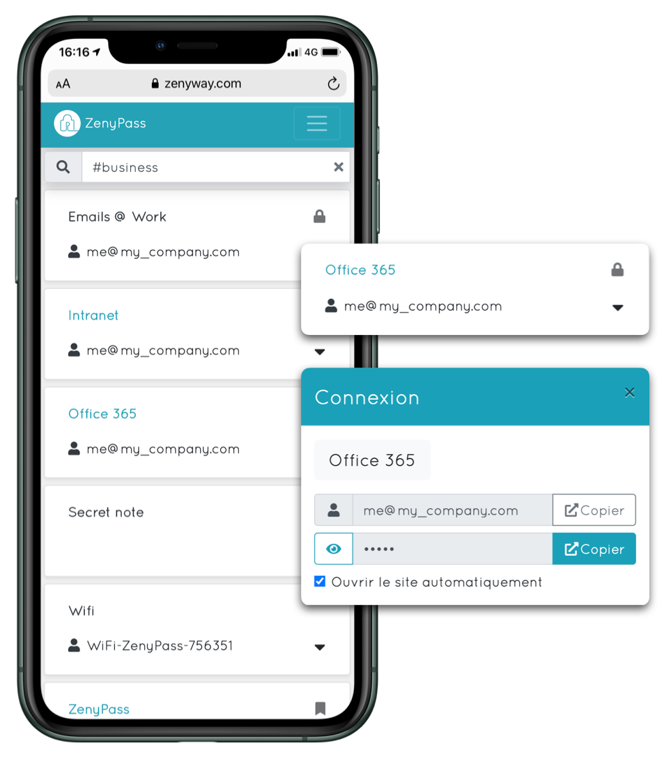 ZenyPass gestionnaire mots de passe